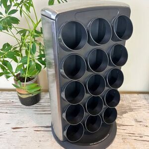 BREVILLE 30 K Cup Carousel Swiveling / Stainless & Black / Great Shape!